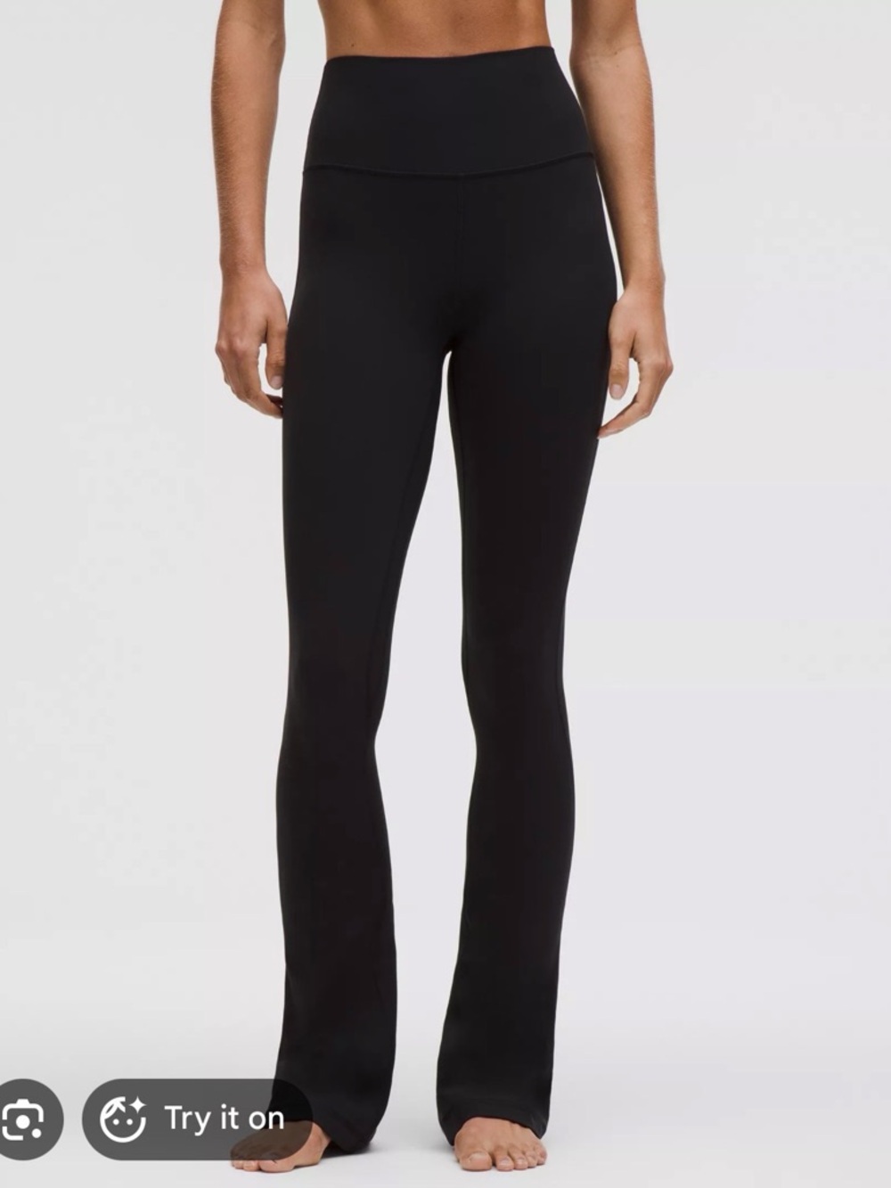 Lululemon Align High-Rise Mini Flare Pant in Black Align Leggings Size 2